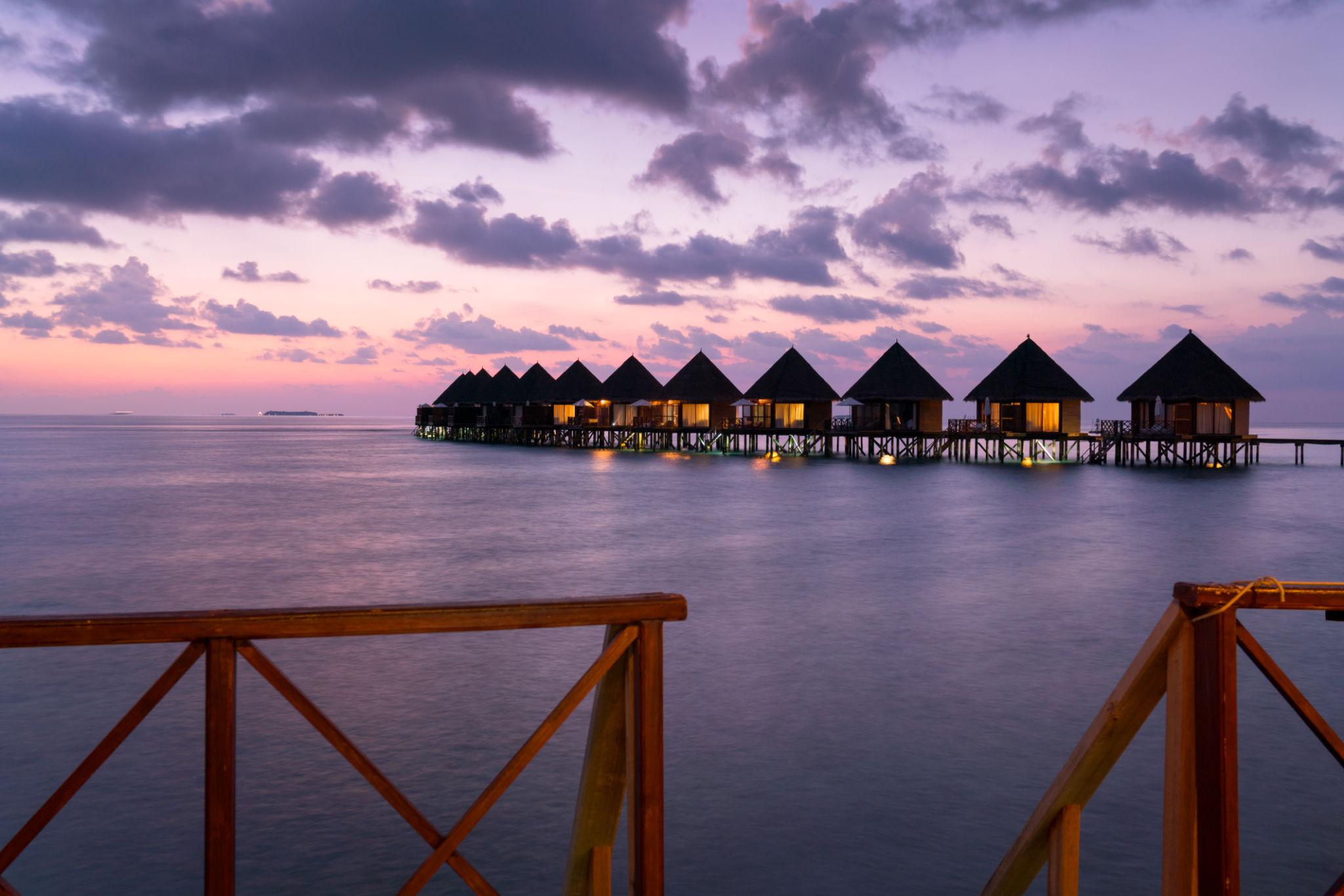 Sunset over the Indian Ocean